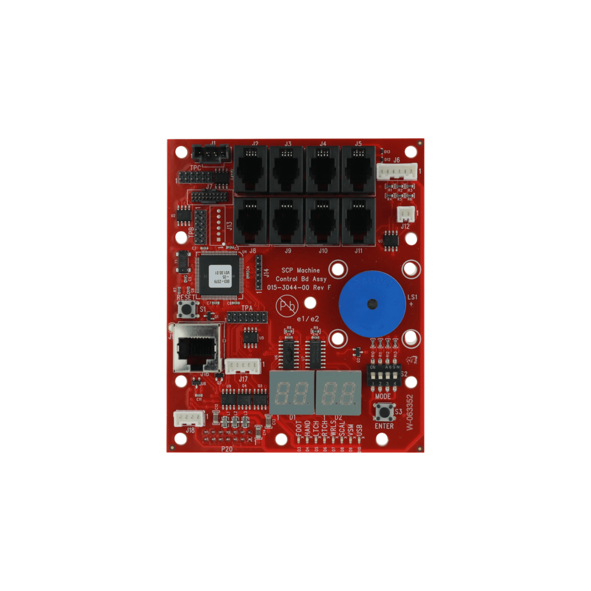 SCP COMBO PCB ASSEMBLY POWER SUPPLY AND MACHINE CONTROL