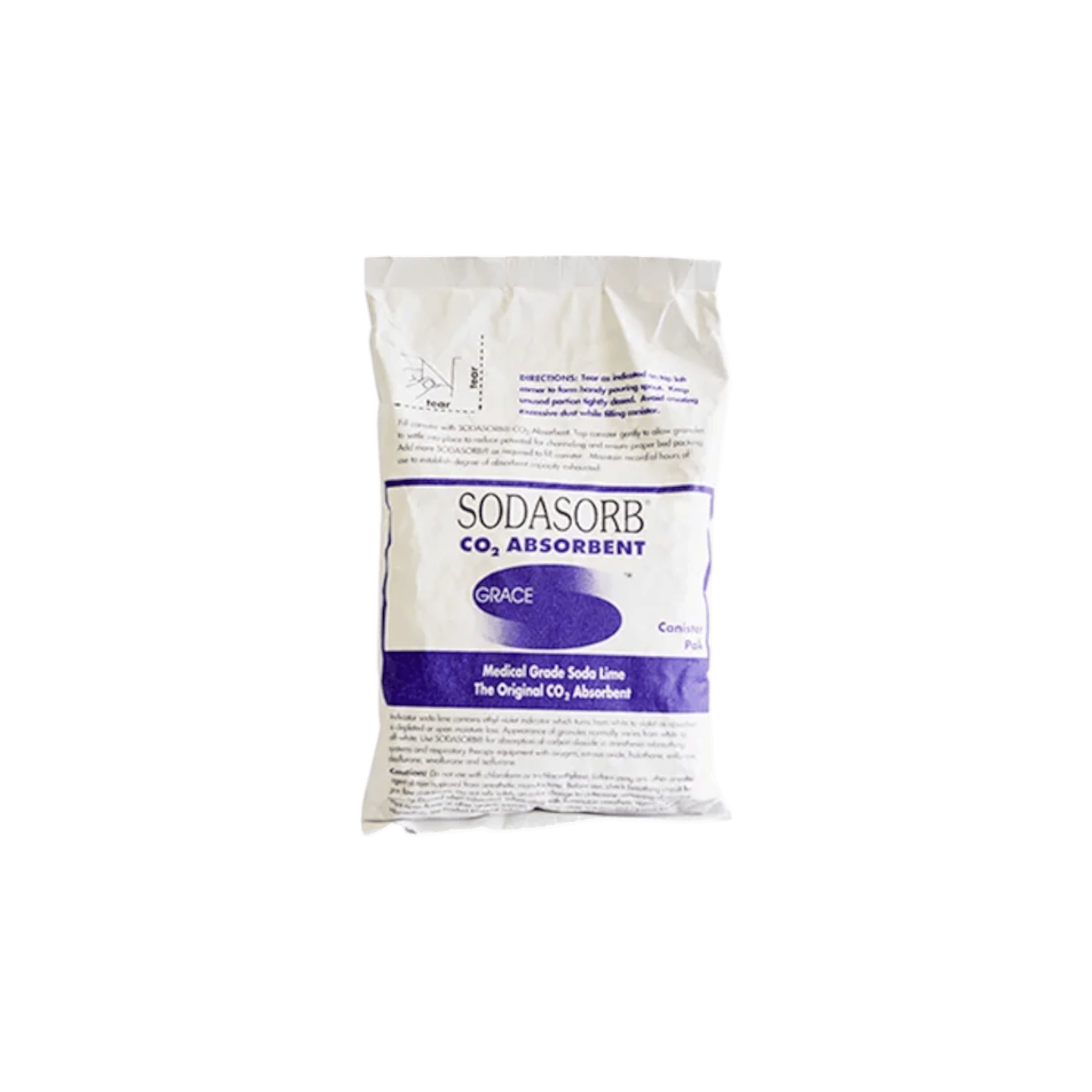 002-1762-00 SODASORB STD, CANISTER PAK BAG, CASE OF 12